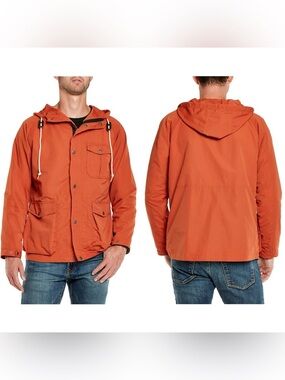 Flint and Tinder Burnt Orange Water Resistant Nylon Ridge Shell Jacket XL
